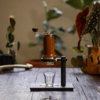 ARAM | Espresso Maker + Steel Support | Reddish